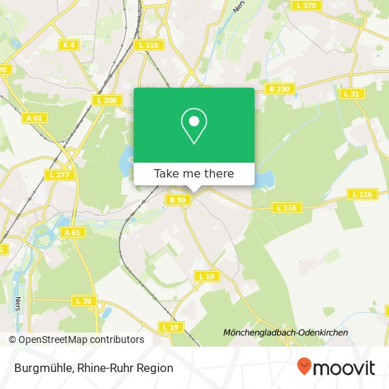 Burgmühle map