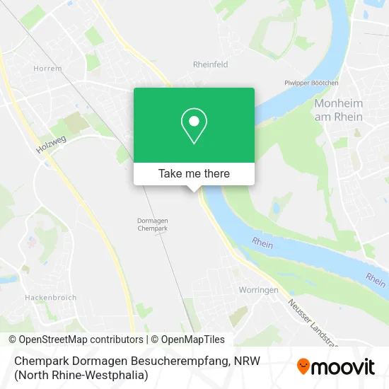 Карта Chempark Dormagen Besucherempfang