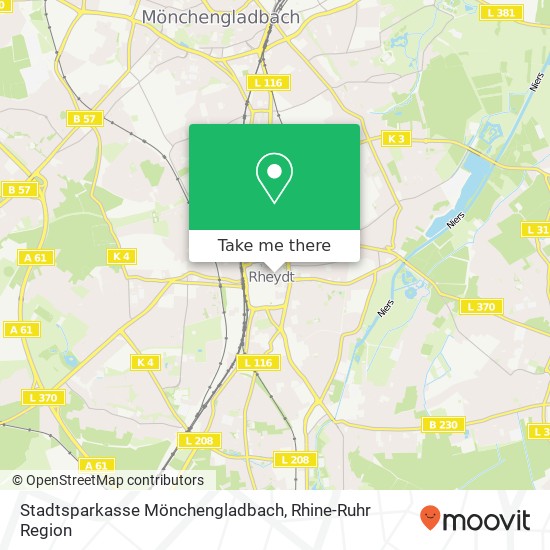 Карта Stadtsparkasse Mönchengladbach
