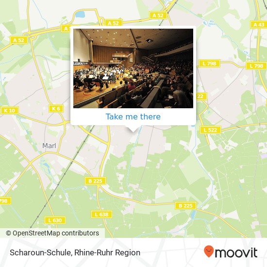 Карта Scharoun-Schule