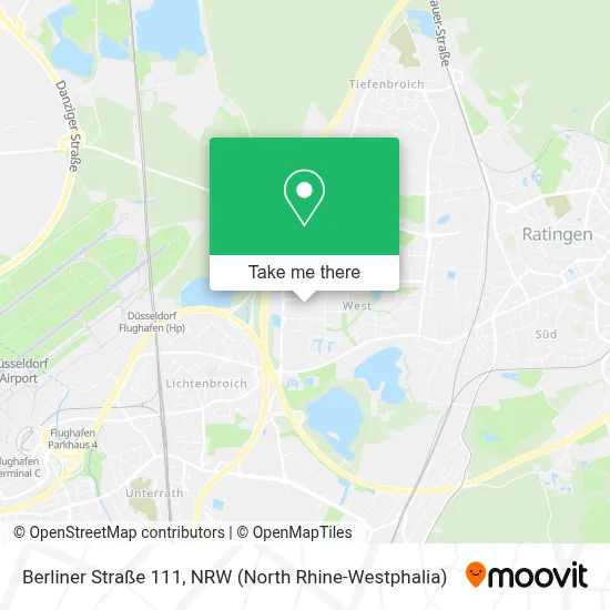 Berliner Straße 111 map