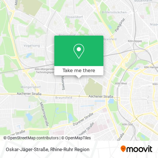 Oskar-Jäger-Straße map