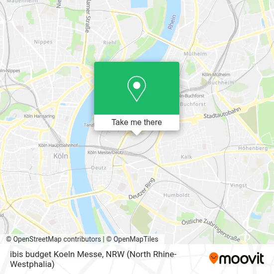 ibis budget Koeln Messe map