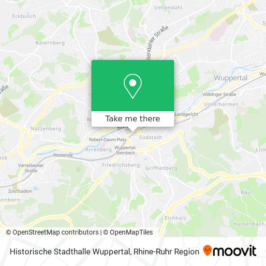 Historische Stadthalle Wuppertal map