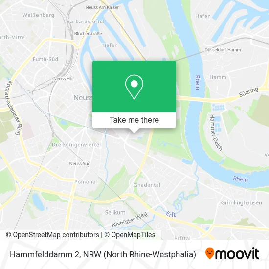 Hammfelddamm 2 map