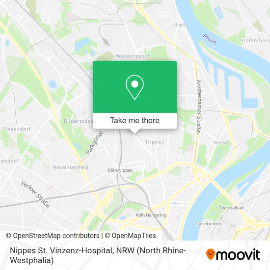 Nippes St. Vinzenz-Hospital map