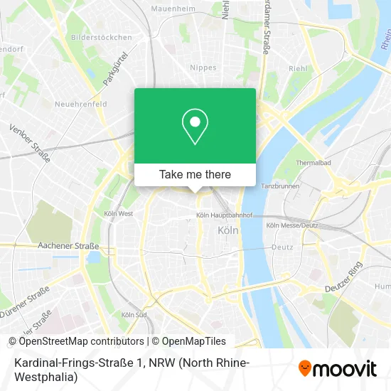 Карта Kardinal-Frings-Straße 1