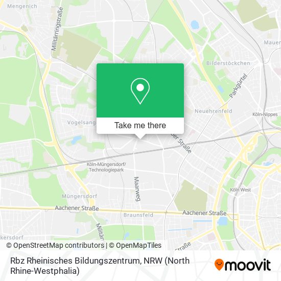 Rbz Rheinisches Bildungszentrum map