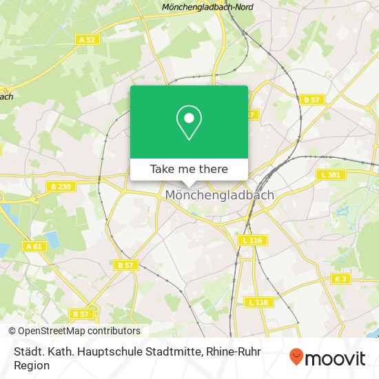 Städt. Kath. Hauptschule Stadtmitte map