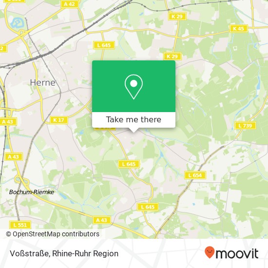 Voßstraße map
