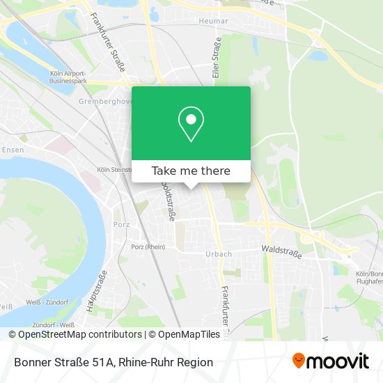 Bonner Straße 51A map