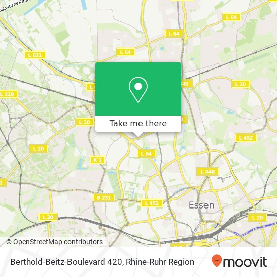 Berthold-Beitz-Boulevard 420 map