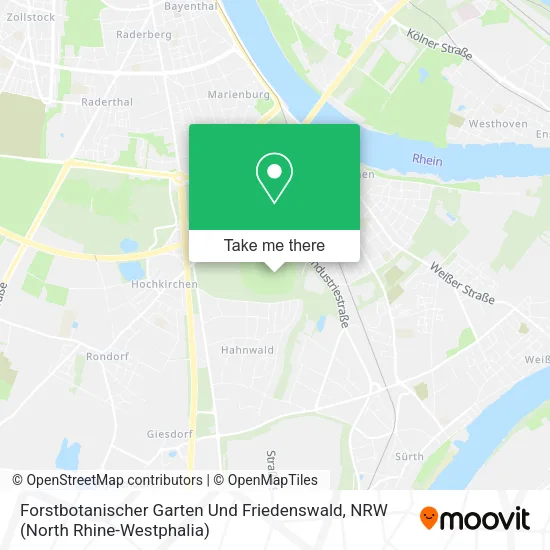 Карта Forstbotanischer Garten Und Friedenswald