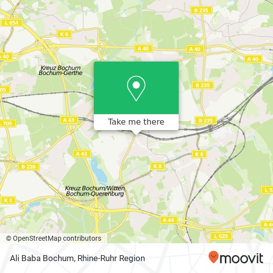 Карта Ali Baba Bochum