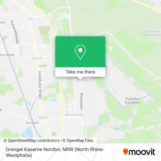 Grengel Kaserne Nordtor map