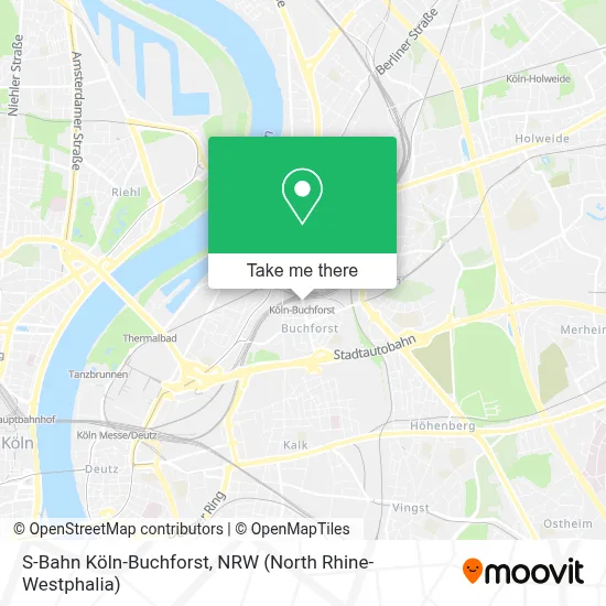S-Bahn Köln-Buchforst map