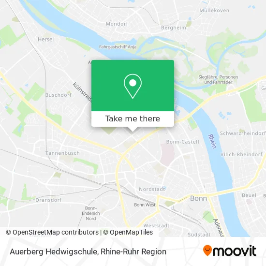 Auerberg Hedwigschule map