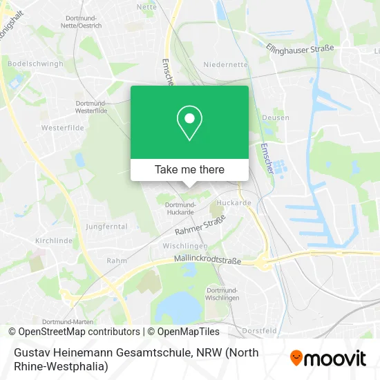 Карта Gustav Heinemann Gesamtschule