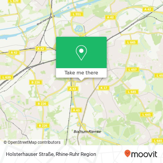 Holsterhauser Straße map