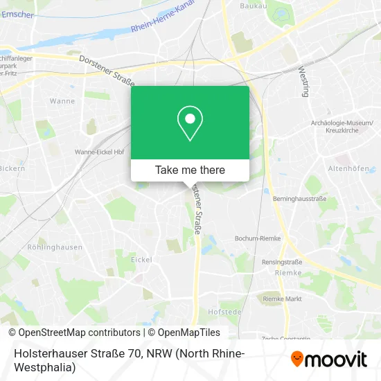 Карта Holsterhauser Straße 70