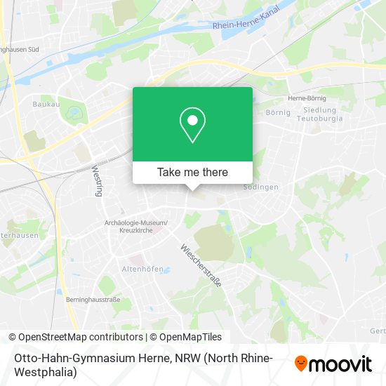Otto-Hahn-Gymnasium Herne map