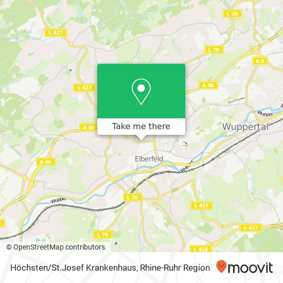 Höchsten/St.Josef Krankenhaus map