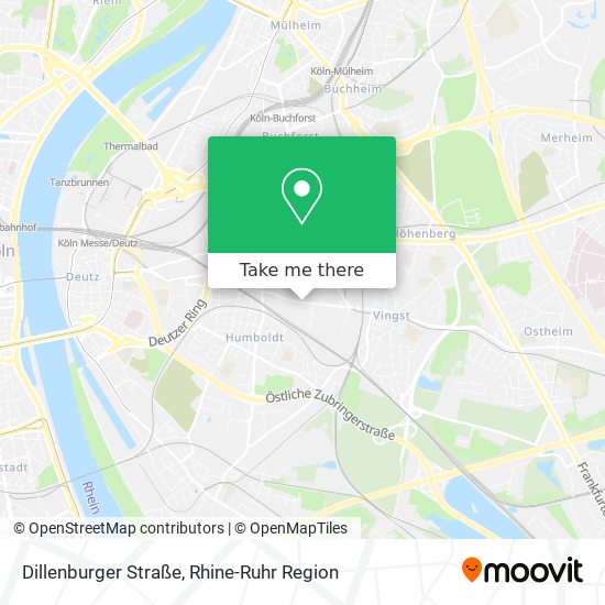 Dillenburger Straße map