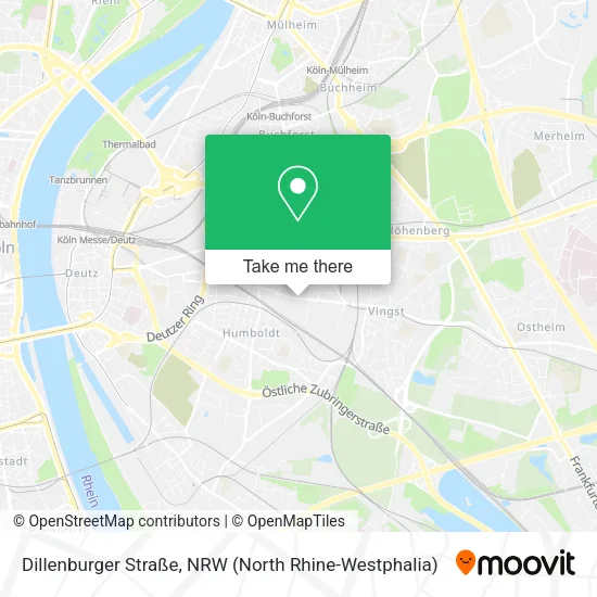 Карта Dillenburger Straße