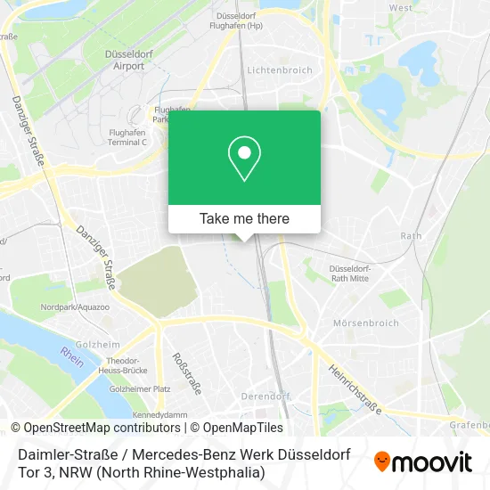 Daimler-Straße / Mercedes-Benz Werk Düsseldorf Tor 3 map
