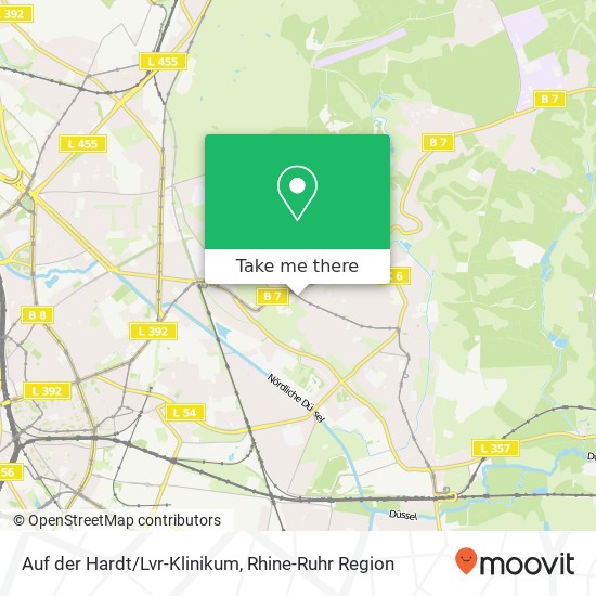 Карта Auf der Hardt/Lvr-Klinikum