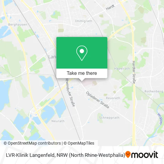 Карта LVR-Klinik Langenfeld