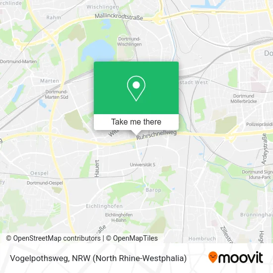 Карта Vogelpothsweg