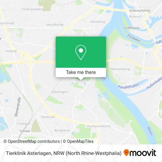 Карта Tierklinik Asterlagen