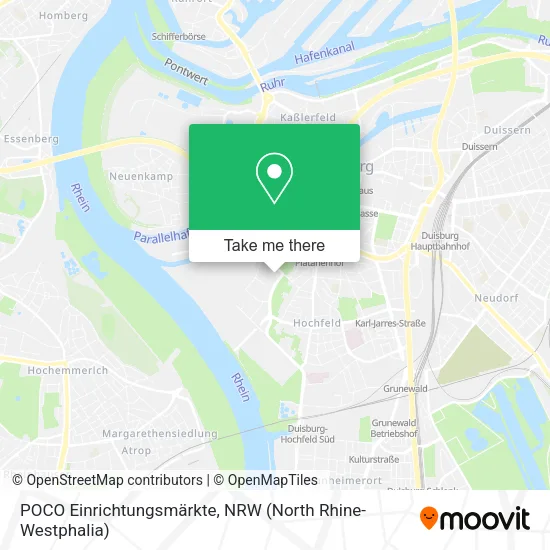 Карта POCO Einrichtungsmärkte