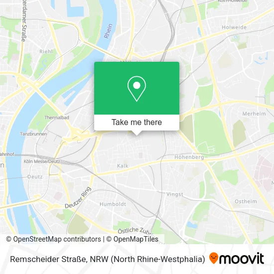 Карта Remscheider Straße