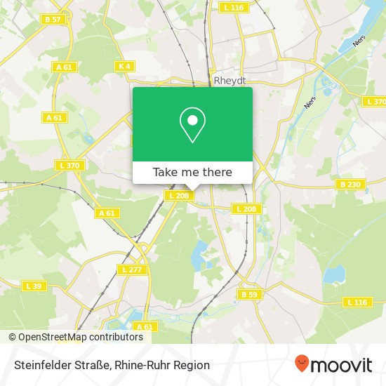 Steinfelder Straße map