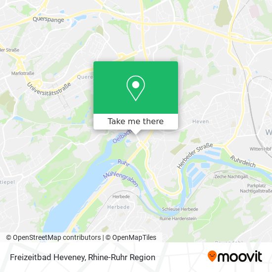 Freizeitbad Heveney map