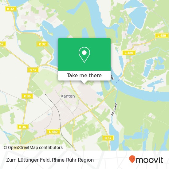 Zum Lüttinger Feld map