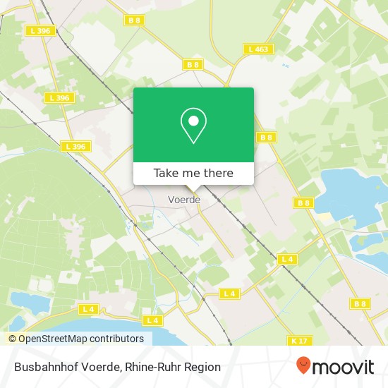 Карта Busbahnhof Voerde