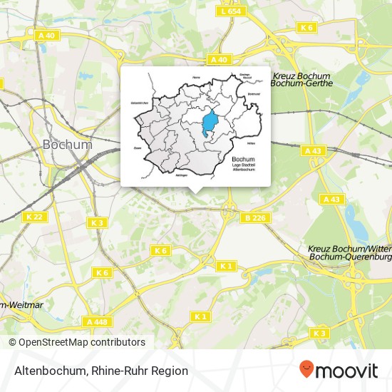 Altenbochum map