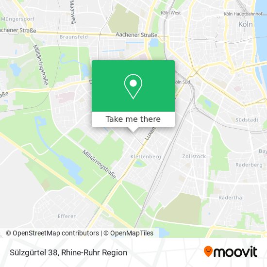 Sülzgürtel 38 map