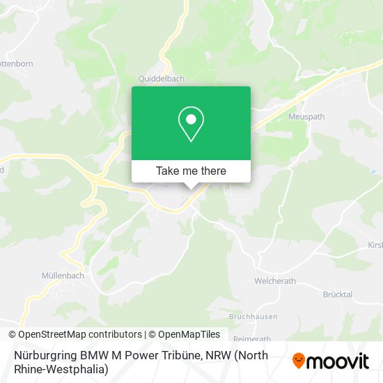 Nürburgring BMW M Power Tribüne map