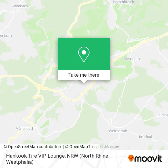 Карта Hankook Tire VIP Lounge