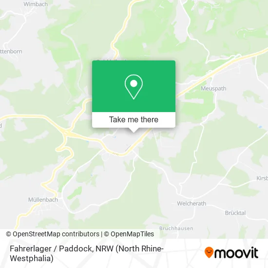 Карта Fahrerlager / Paddock