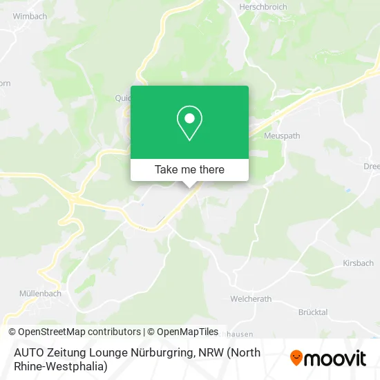 Карта AUTO Zeitung Lounge Nürburgring