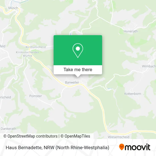 Haus Bernadette map