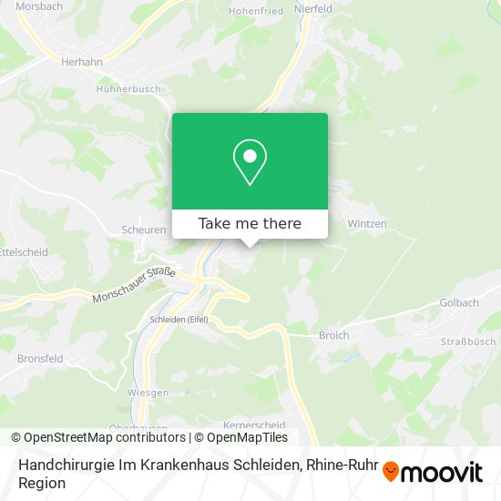 Handchirurgie Im Krankenhaus Schleiden map