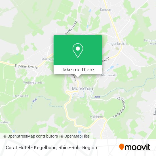 Carat Hotel - Kegelbahn map