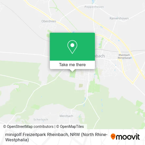 Карта minigolf Freizeitpark Rheinbach