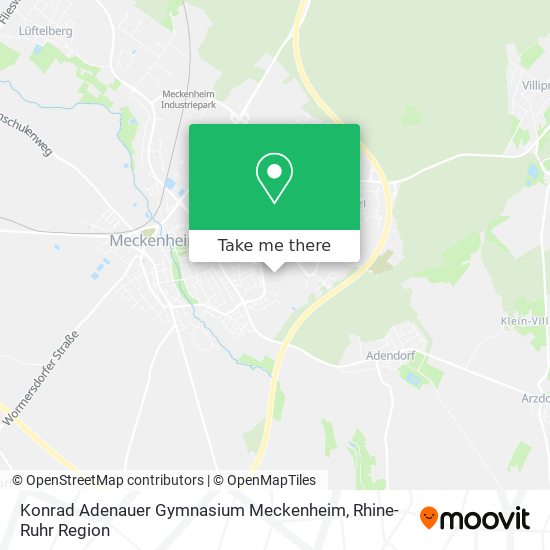 Konrad Adenauer Gymnasium Meckenheim map